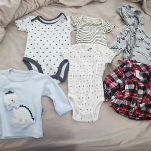 Lot Of Baby Boy Clothes From Size Newborn To 3-6 Months